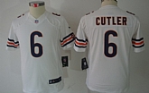 Youth Nike Limited Chicago Bears #6 Jay Cutler White Jerseys,baseball caps,new era cap wholesale,wholesale hats