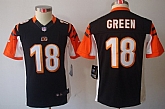 Youth Nike Limited Cincinnati Bengals #18 A.J. Green Black Jerseys,baseball caps,new era cap wholesale,wholesale hats