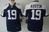 Youth Nike Limited Dallas Cowboys #19 Miles Austin Blue Thanksgiving Jerseys,baseball caps,new era cap wholesale,wholesale hats