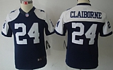 Youth Nike Limited Dallas Cowboys #24 Morris Claiborne Blue Thanksgiving Jerseys,baseball caps,new era cap wholesale,wholesale hats