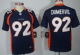 Youth Nike Limited Denver Broncos #92 Elvis Dumervil Blue Jerseys,baseball caps,new era cap wholesale,wholesale hats