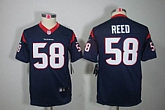 Youth Nike Limited Houston Texans #58 Brooks Reed  Blue jersey,baseball caps,new era cap wholesale,wholesale hats
