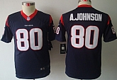 Youth Nike Limited Houston Texans #80 Andre Johnson Blue Jerseys,baseball caps,new era cap wholesale,wholesale hats