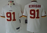Youth Nike Limited Washington Redskins #91 Ryan Kerrigan White Jerseys,baseball caps,new era cap wholesale,wholesale hats