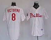 Youth Philadelphia Phillies #8 Victorino White Jerseys,baseball caps,new era cap wholesale,wholesale hats