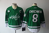Youth Washington Capitals #8 Ovechkin Green with C Patch Jerseys,baseball caps,new era cap wholesale,wholesale hats