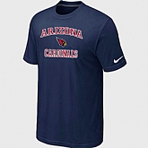 Arizona Cardinals Heart & Soul T-Shirt D.Blue,baseball caps,new era cap wholesale,wholesale hats