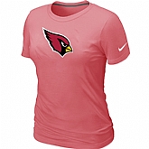 Arizona Cardinals Pink Women's Logo T-Shirt,baseball caps,new era cap wholesale,wholesale hats