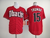 Arizona Diamondbacks #15 Trumbo Red Jerseys,baseball caps,new era cap wholesale,wholesale hats