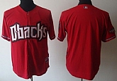 Arizona Diamondbacks Blank Red Jerseys,baseball caps,new era cap wholesale,wholesale hats