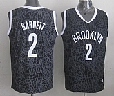 Brooklyn Nets #2 Kevin Garnett Black Leopard Print Fashion Jerseys,baseball caps,new era cap wholesale,wholesale hats