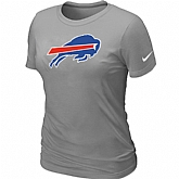 Buffalo Bills L.Grey Women's Logo T-Shirt,baseball caps,new era cap wholesale,wholesale hats