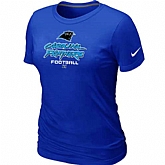 Carolina Panthers Blue Women's Critical Victory T-Shirt,baseball caps,new era cap wholesale,wholesale hats