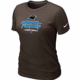 Carolina Panthers Brown Women's Critical Victory T-Shirt,baseball caps,new era cap wholesale,wholesale hats