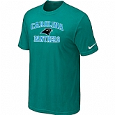 Carolina Panthers Heart & Soul Green T-Shirt,baseball caps,new era cap wholesale,wholesale hats