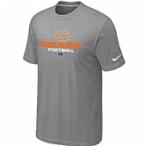 Chicago Bears Critical Victory light Grey T-Shirt,baseball caps,new era cap wholesale,wholesale hats