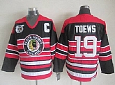 Chicago Blackhawks #19 Janathan Toews Black With Red 75TH C Patch Jerseys,baseball caps,new era cap wholesale,wholesale hats