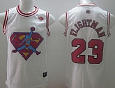 Chicago Bulls #23 Flightman White Swingman Jerseys,baseball caps,new era cap wholesale,wholesale hats