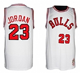 Chicago Bulls #23 Michael Jordan 1984-1985 Hardwood Classics White Swingman Jerseys,baseball caps,new era cap wholesale,wholesale hats
