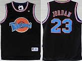 Chicago Bulls NBA Space Jam #23 Michael Jordan Black Swingman Throwback Jerseys,baseball caps,new era cap wholesale,wholesale hats