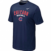 Chicago Cubs 2014 Home Practice T-Shirt - Dark blue,baseball caps,new era cap wholesale,wholesale hats