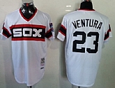 Chicago White Sox #23 Robin Ventura 1983 White Pullover Throwback Jerseys,baseball caps,new era cap wholesale,wholesale hats
