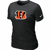 Cincinnati Bengals Black Women's Logo T-Shirt,baseball caps,new era cap wholesale,wholesale hats