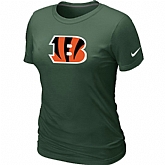 Cincinnati Bengals D.Green Women's Logo T-Shirt,baseball caps,new era cap wholesale,wholesale hats