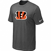 Cincinnati Bengals Sideline Legend Authentic Logo T-Shirt Dark grey,baseball caps,new era cap wholesale,wholesale hats