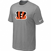 Cincinnati Bengals Sideline Legend Authentic Logo T-Shirt Light grey,baseball caps,new era cap wholesale,wholesale hats