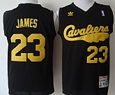 Cleveland Cavaliers #23 LeBron James Broadsword Black Swingman Throwback Jerseys,baseball caps,new era cap wholesale,wholesale hats