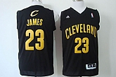 Cleveland Cavaliers #23 LeBron James Revolution 30 Swingman Black Jerseys,baseball caps,new era cap wholesale,wholesale hats