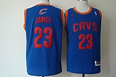 Cleveland Cavaliers #23 LeBron James Swingman Blue Jerseys,baseball caps,new era cap wholesale,wholesale hats