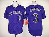Colorado Rockies #3 Michael Cuddyer Purple Jerseys,baseball caps,new era cap wholesale,wholesale hats