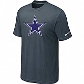 Dallas Cowboys Sideline Legend Authentic Logo T-Shirt Grey,baseball caps,new era cap wholesale,wholesale hats