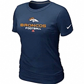 Denver Broncos D.Blue Women's Critical Victory T-Shirt,baseball caps,new era cap wholesale,wholesale hats
