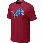 Detroit Lions Sideline Legend Authentic Logo T-Shirt Red,baseball caps,new era cap wholesale,wholesale hats