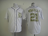 Detroit Tigers #21 PORCELLO White 2013 USMC Home Cool Base Jerseys,baseball caps,new era cap wholesale,wholesale hats