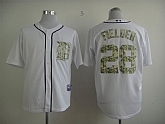Detroit Tigers #28 FIELDER White 2013 USMC Home Cool Base Jerseys,baseball caps,new era cap wholesale,wholesale hats
