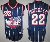 Houston Rocket #22 Clyde Drexler ABA Hardwood Classic Swingman Navy Blue Jerseys,baseball caps,new era cap wholesale,wholesale hats