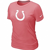 Indianapolis Colts Pink Women's Logo T-Shirt,baseball caps,new era cap wholesale,wholesale hats