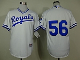 Kansas City Royals #56 Holland 1974 Throwback Pullover White Jerseys,baseball caps,new era cap wholesale,wholesale hats