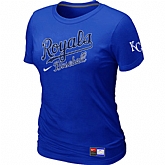 Kansas City Royals Blue Nike Women's Short Sleeve Practice T-Shirt,baseball caps,new era cap wholesale,wholesale hats