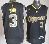 Los Angeles Clippers #3 Chris Paul Black Electricity Fashion Jerseys,baseball caps,new era cap wholesale,wholesale hats