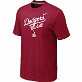 Los Angeles Dodgers 2014 Home Practice T-Shirt - Red,baseball caps,new era cap wholesale,wholesale hats