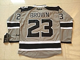 Los Angeles Kings #23 Dustin Brown Stadium Series Gray Jerseys,baseball caps,new era cap wholesale,wholesale hats