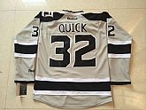 Los Angeles Kings #32 Jonathan Quick Stadium Series Gray Jerseys,baseball caps,new era cap wholesale,wholesale hats