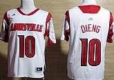 Louisville Cardinals #10 Gorgui Dieng 2013 March Madness White Jerseys,baseball caps,new era cap wholesale,wholesale hats