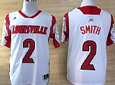 Louisville Cardinals #2 Russ Smith 2013 March Madness White Jerseys,baseball caps,new era cap wholesale,wholesale hats