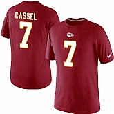 Men Nike Kansas City Chiefs 7 CASSEL Pride Name x26 Number T-Shirt Red,baseball caps,new era cap wholesale,wholesale hats